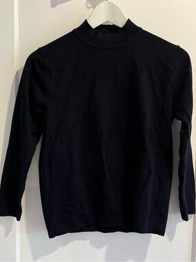 Zara Boys Navy Turtleneck Sweater